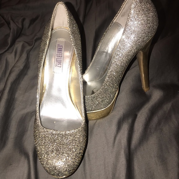 Jennifer Lopez Platform heels worn once - Picture 1 of 4